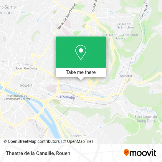 Theatre de la Canaille map