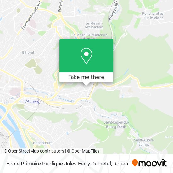 Mapa Ecole Primaire Publique Jules Ferry Darnétal