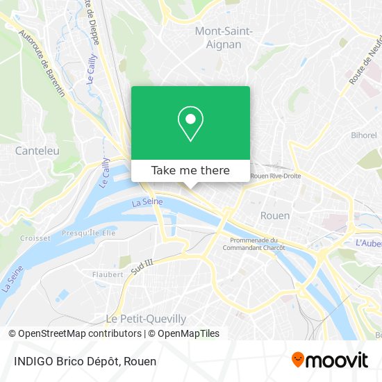 INDIGO Brico Dépôt map
