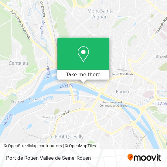 Port de Rouen Vallee de Seine map