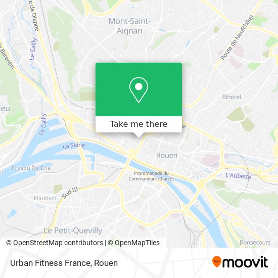 Urban Fitness France map