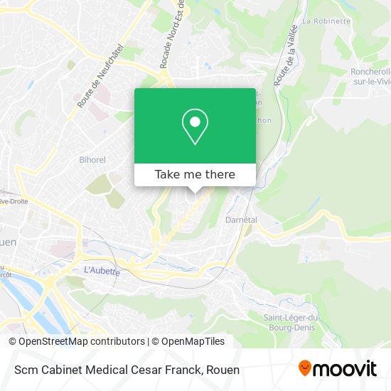 Scm Cabinet Medical Cesar Franck map