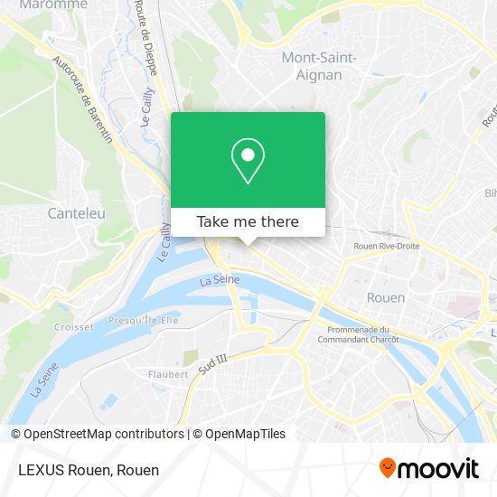 LEXUS Rouen map