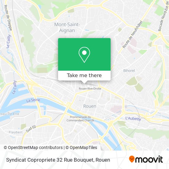 Mapa Syndicat Copropriete 32 Rue Bouquet