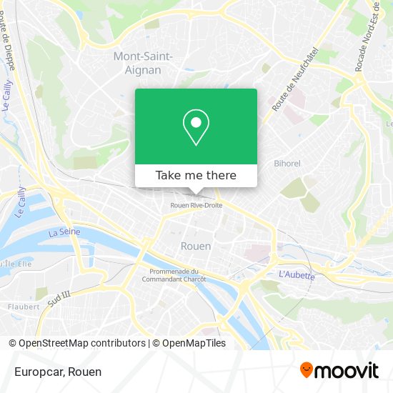 Europcar map