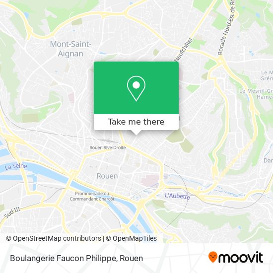 Mapa Boulangerie Faucon Philippe