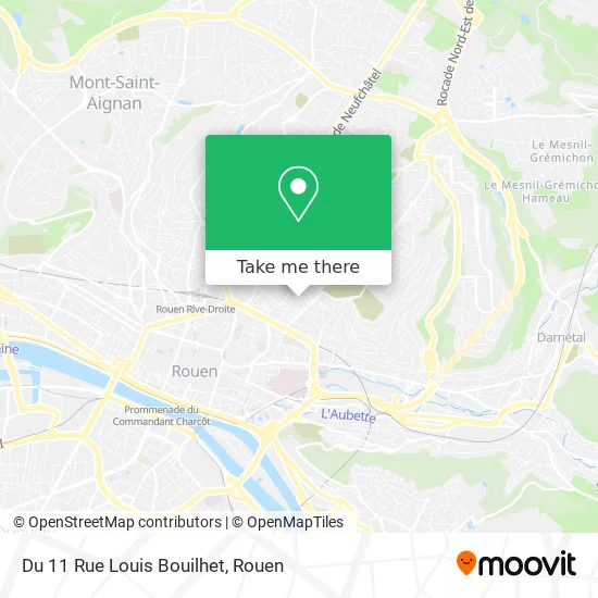 Du 11 Rue Louis Bouilhet map