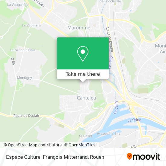 Espace Culturel François Mitterrand map