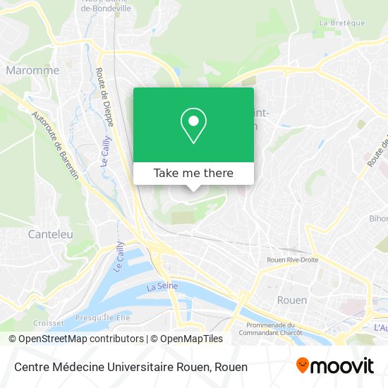 Mapa Centre Médecine Universitaire Rouen