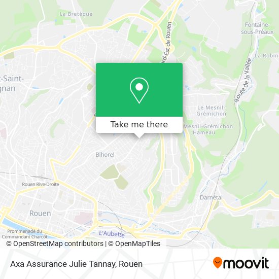 Axa Assurance Julie Tannay map