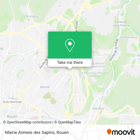 Mairie Annexe des Sapins map