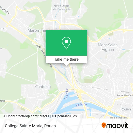 College Sainte Marie map