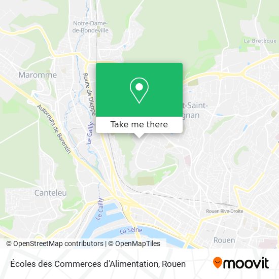 Écoles des Commerces d'Alimentation map