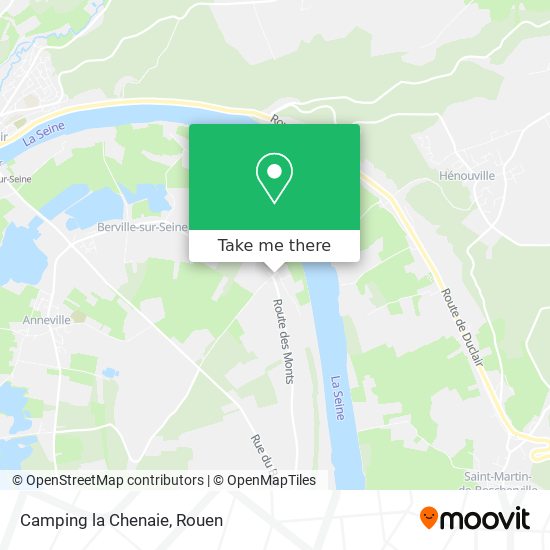 Camping la Chenaie map