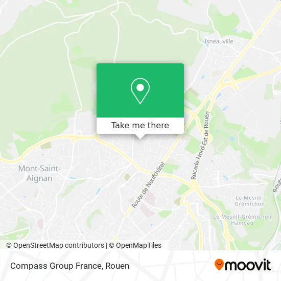 Mapa Compass Group France