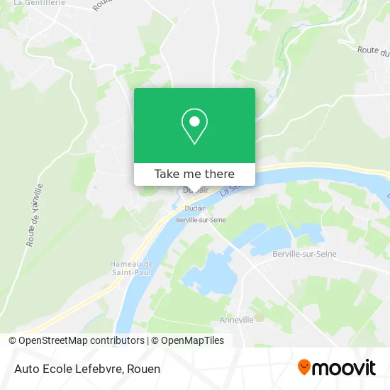 Auto Ecole Lefebvre map