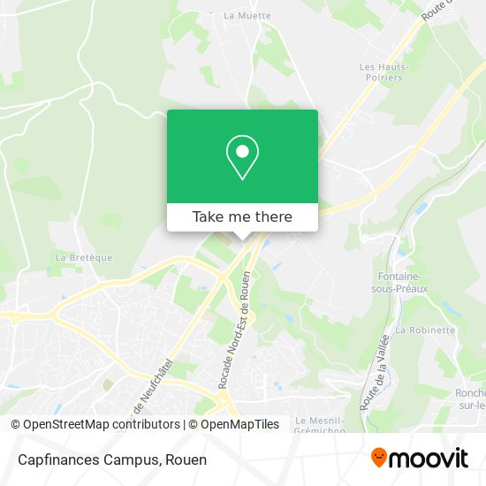 Capfinances Campus map