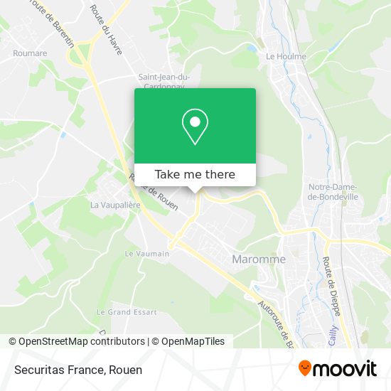Securitas France map