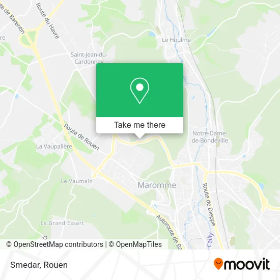 Smedar map