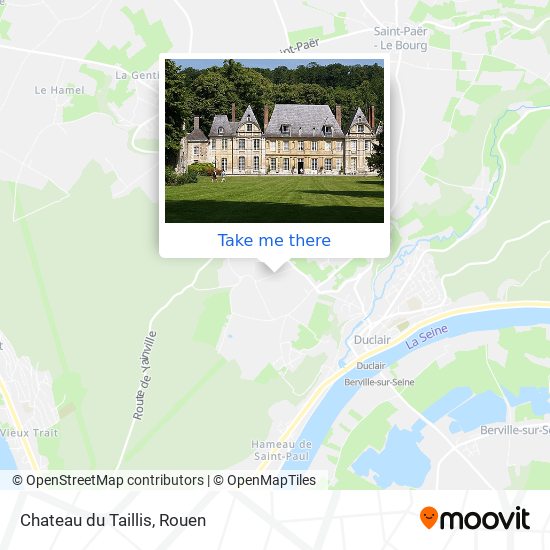 Chateau du Taillis map