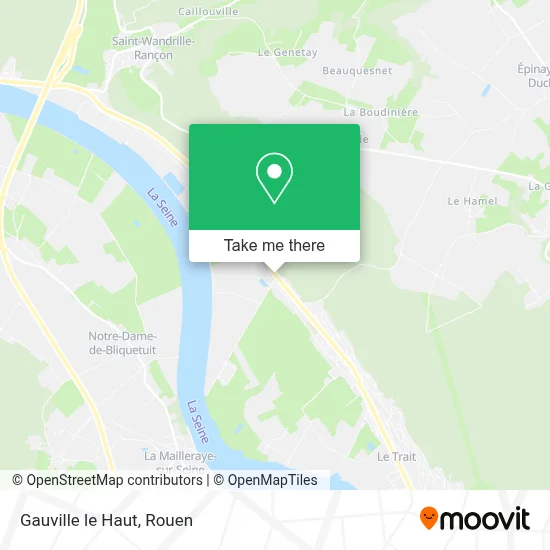 Gauville le Haut map