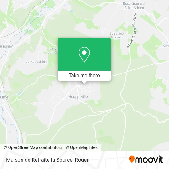 Maison de Retraite la Source map