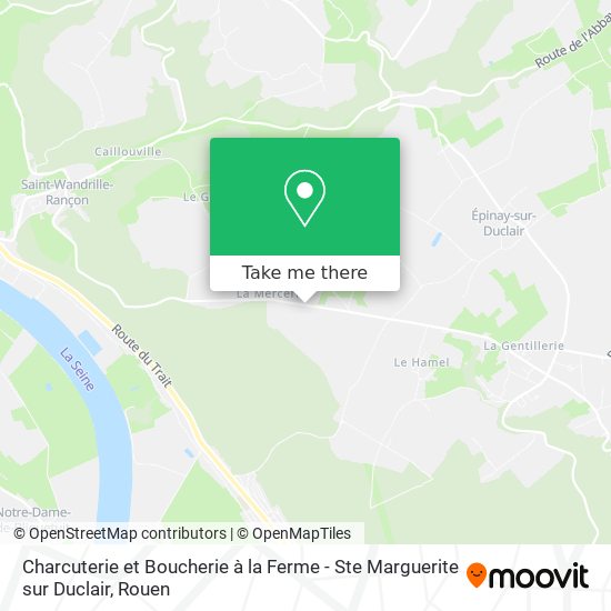 Charcuterie et Boucherie à la Ferme - Ste Marguerite sur Duclair map