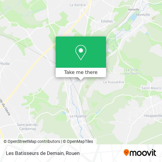 Mapa Les Batisseurs de Demain