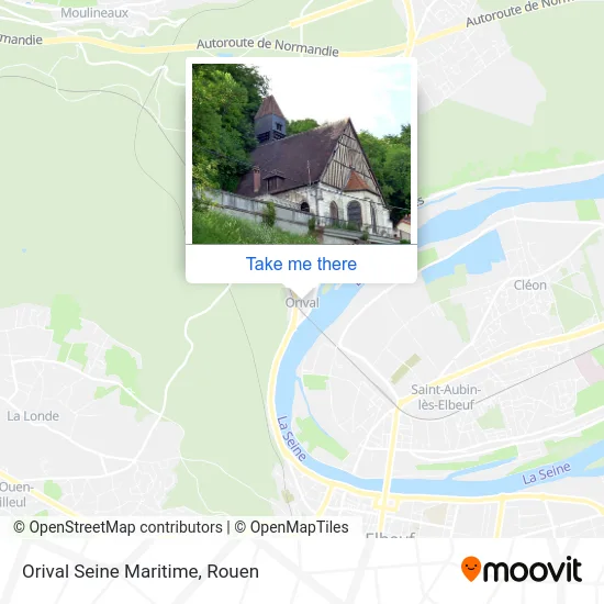 Orival Seine Maritime map