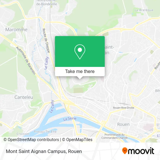 Mont Saint Aignan Campus map