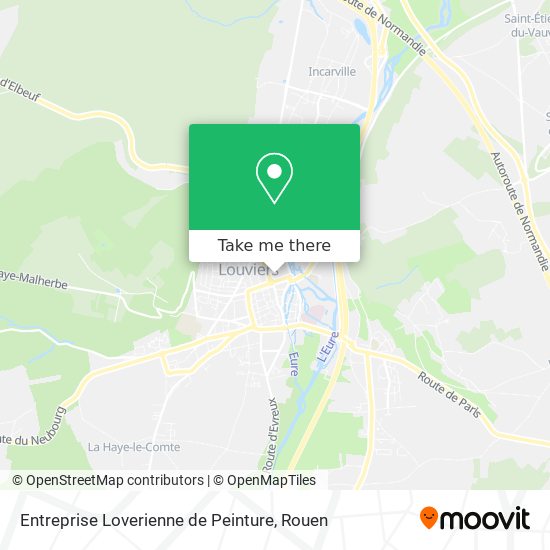 Entreprise Loverienne de Peinture map