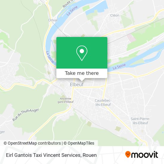 Eirl Gantois Taxi Vincent Services map