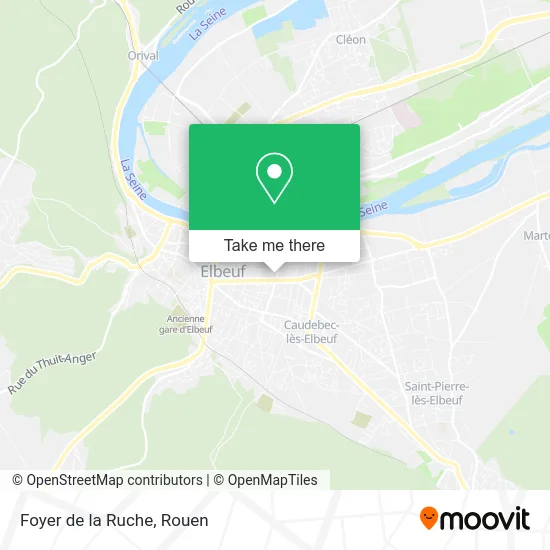 Foyer de la Ruche map