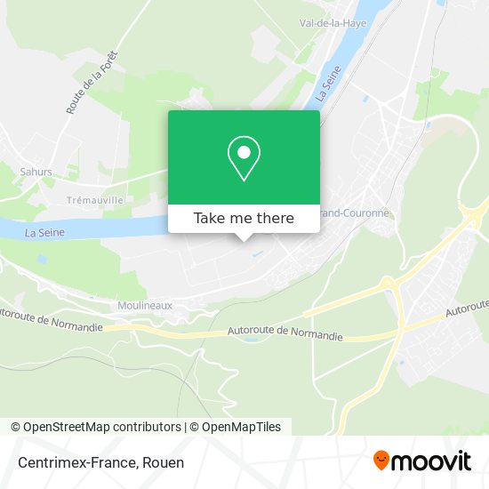 Mapa Centrimex-France