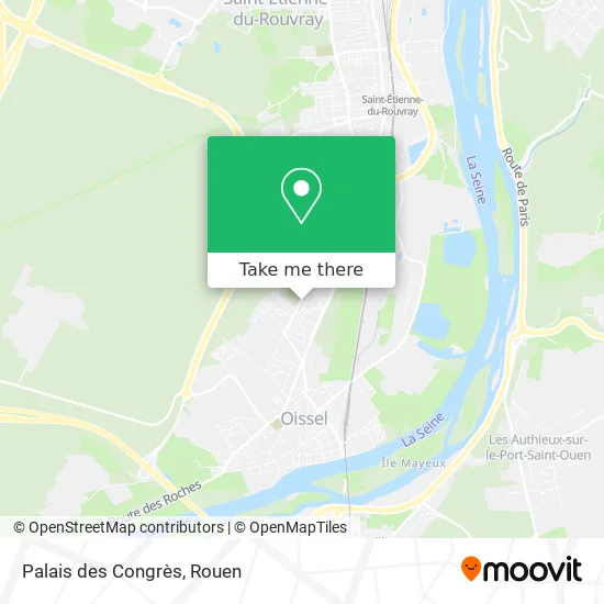 Palais des Congrès map