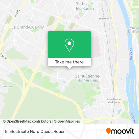 Ei Electricité Nord Ouest map