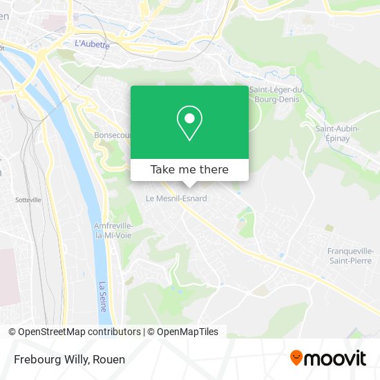 Mapa Frebourg Willy