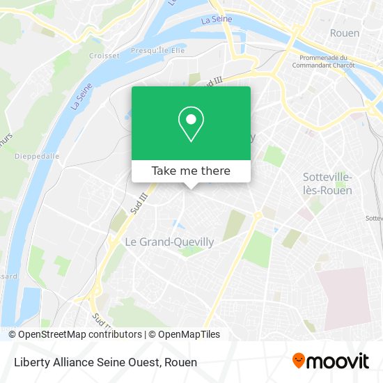 Liberty Alliance Seine Ouest map