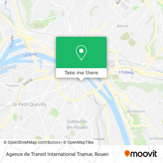 Agence de Transit International Tramar map