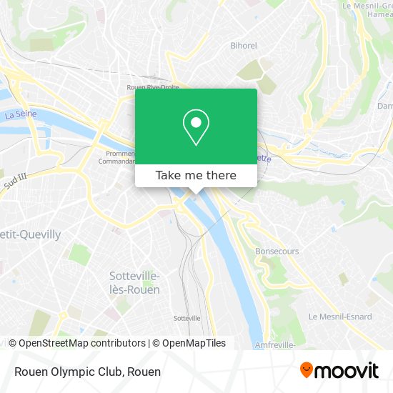 Mapa Rouen Olympic Club