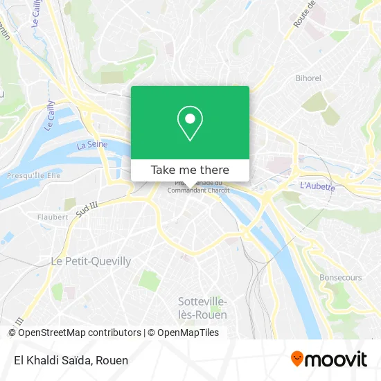 El Khaldi Saïda map