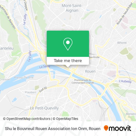Mapa Shu le Bouvreuil Rouen Association Ion Onm