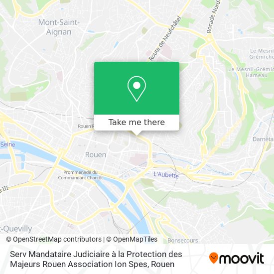 Serv Mandataire Judiciaire à la Protection des Majeurs Rouen Association Ion Spes map