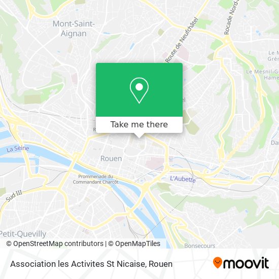 Mapa Association les Activites St Nicaise