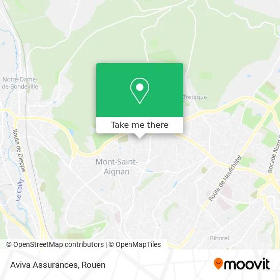 Aviva Assurances map