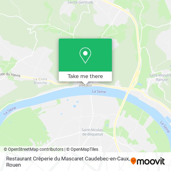 Restaurant Crêperie du Mascaret Caudebec-en-Caux map