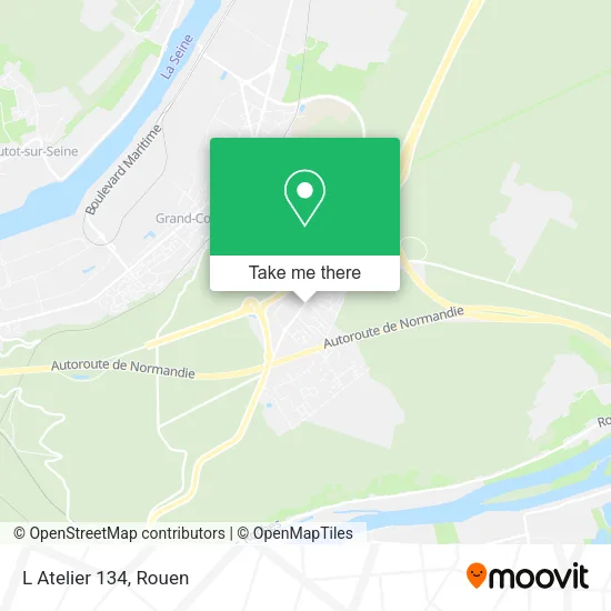 L Atelier 134 map