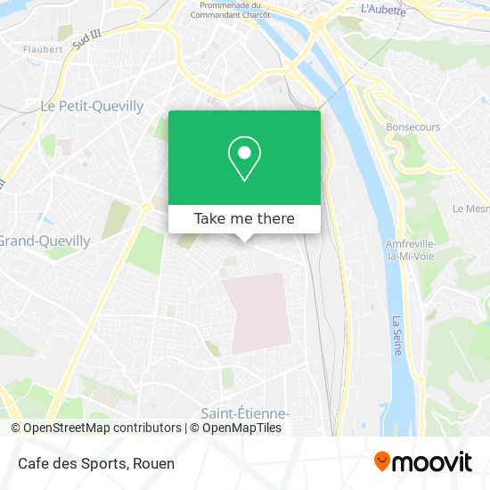 Cafe des Sports map