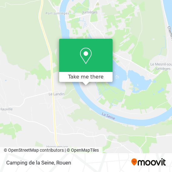 Camping de la Seine map