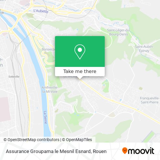 Assurance Groupama le Mesnil Esnard map
